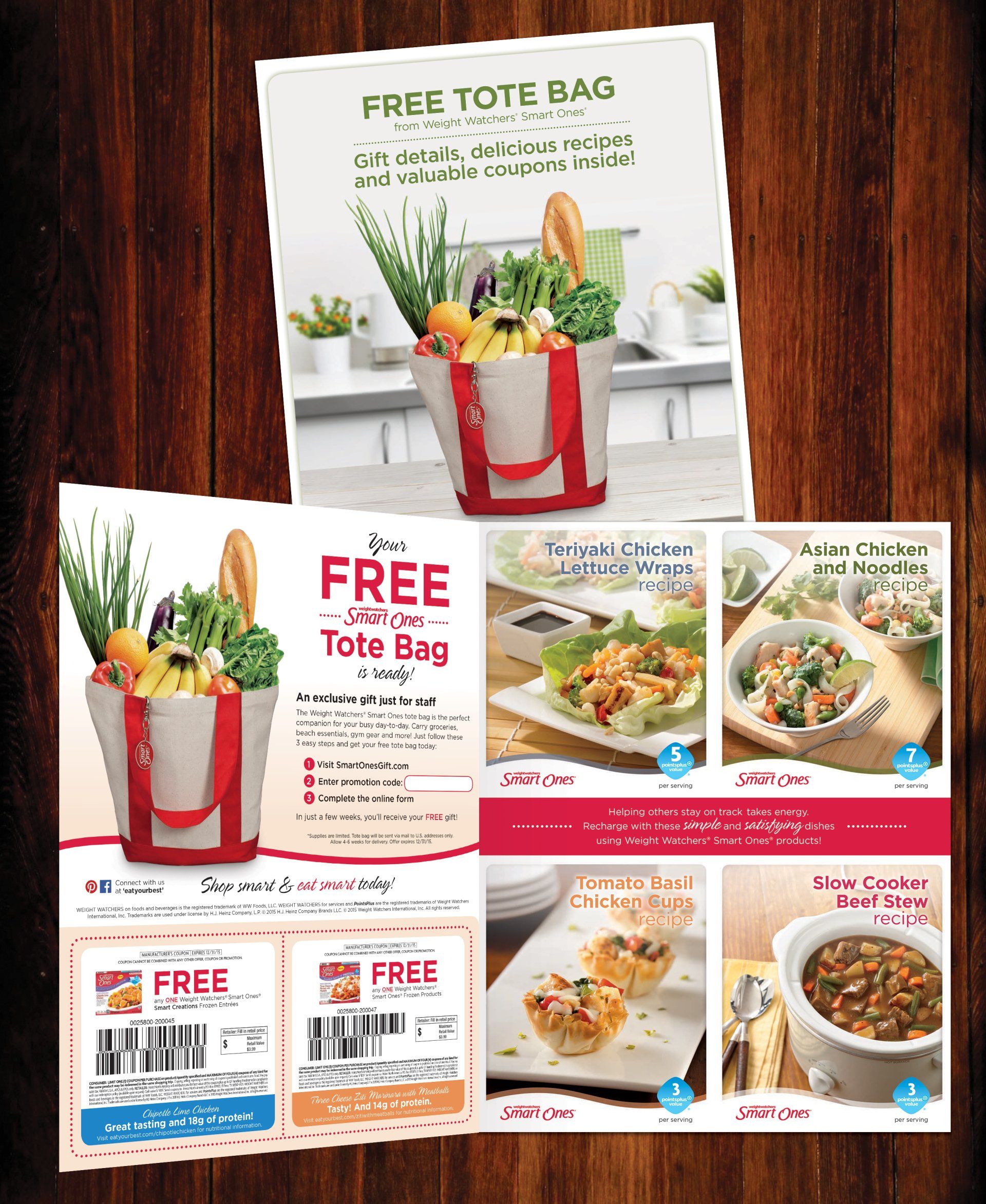 Weight Watchers Smart Ones Staff Mailer