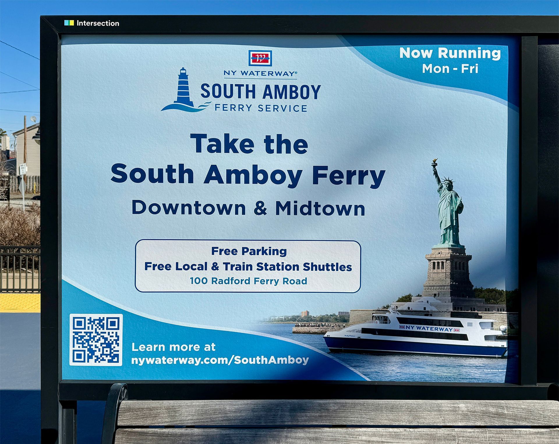 NY Waterway - South Amboy Train Station Poster