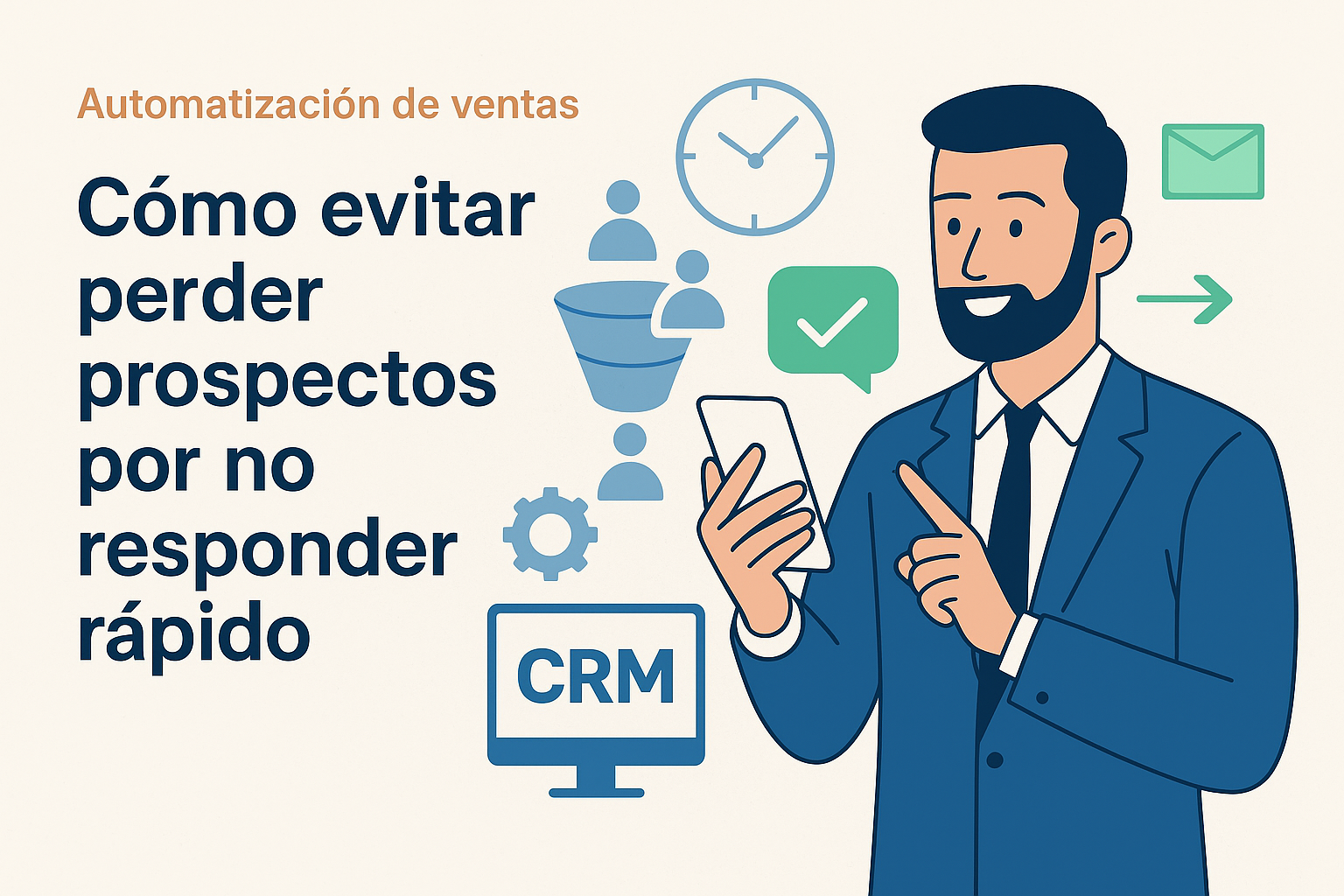 ¿Estás perdiendo prospectos por no responder a tiempo? Descubre cómo la automatización de ventas y u