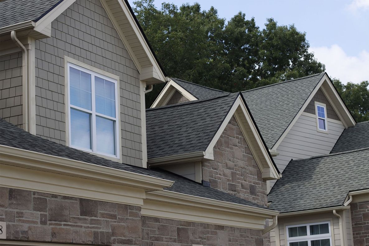 House With Asphalt Shingle Roof