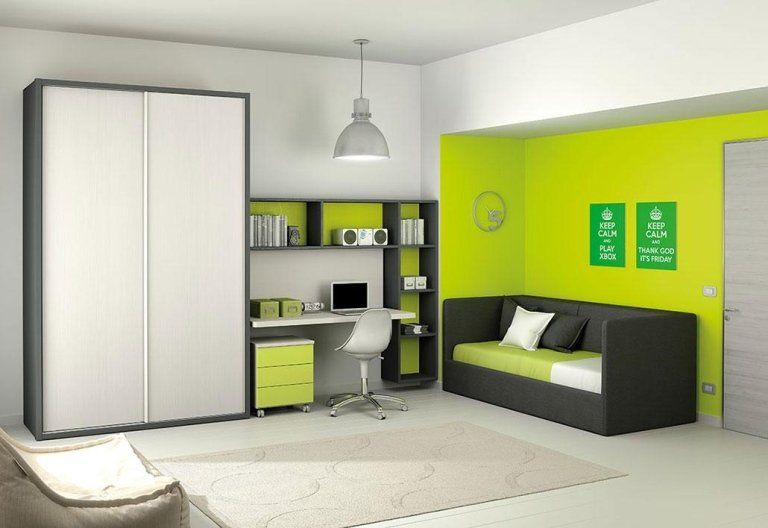 cameretta dal design moderno