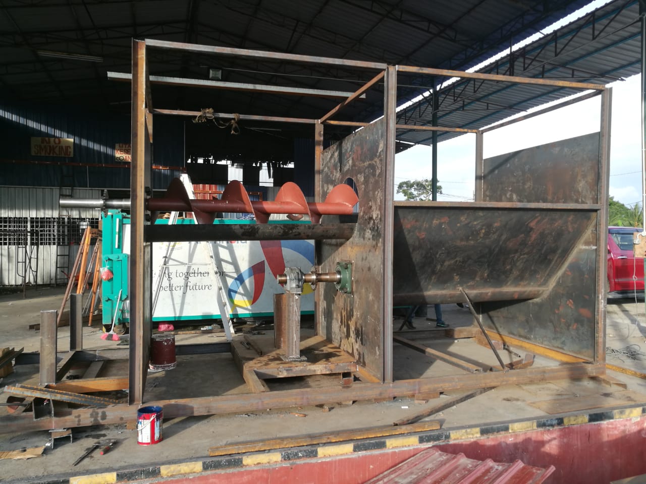 Spiral Waste Bin- Double Screw