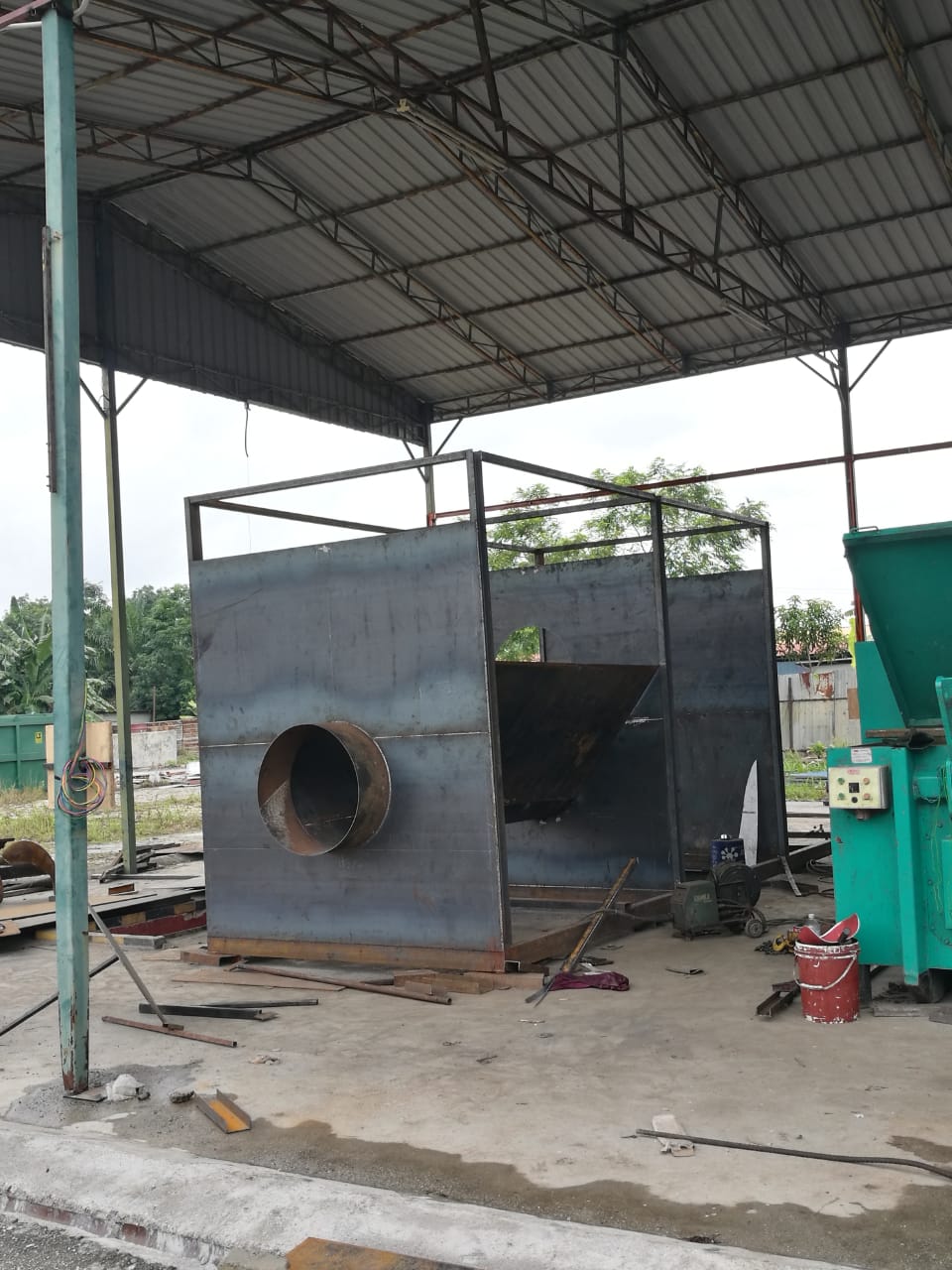 Spiral Waste Bin- Double Screw