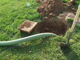 pipe going into septic tank