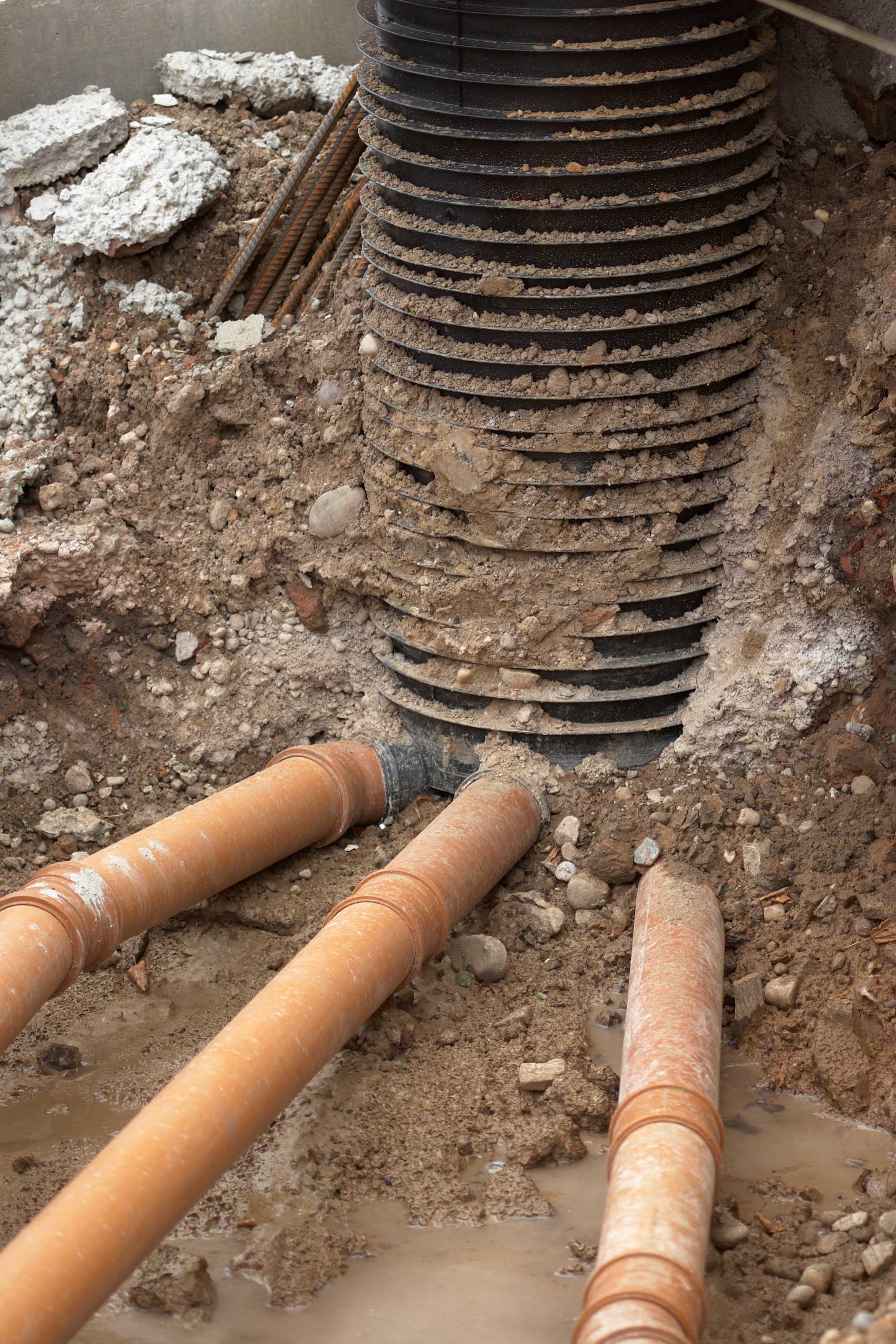 Septic Tank With Three Pipes — Citronelle, AL — Allen Turner Septic Tank Service