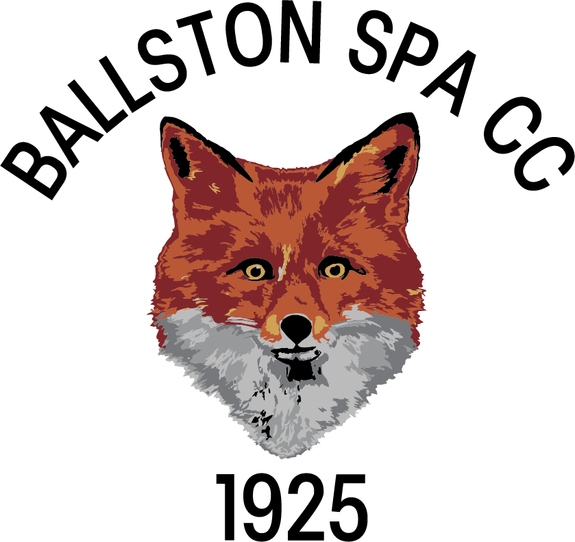 Ballston Spa CC logo with a fox head and the year 1925