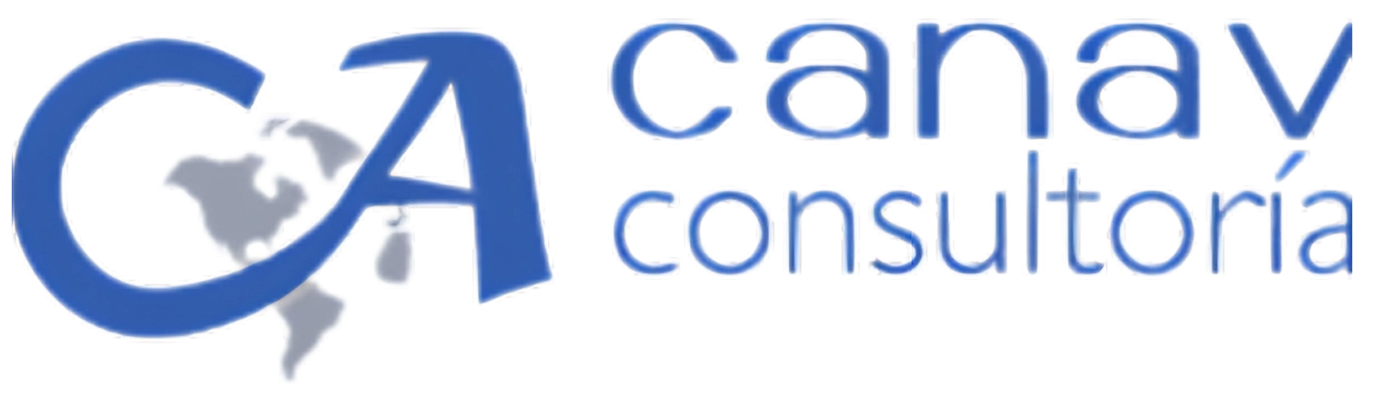 Logotipo de Canav Consultoría. Presenta la letra 
