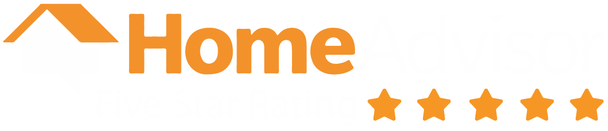 The home advisor logo has five stars on it.