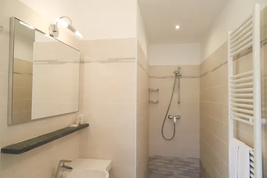 bagno con doccia camera