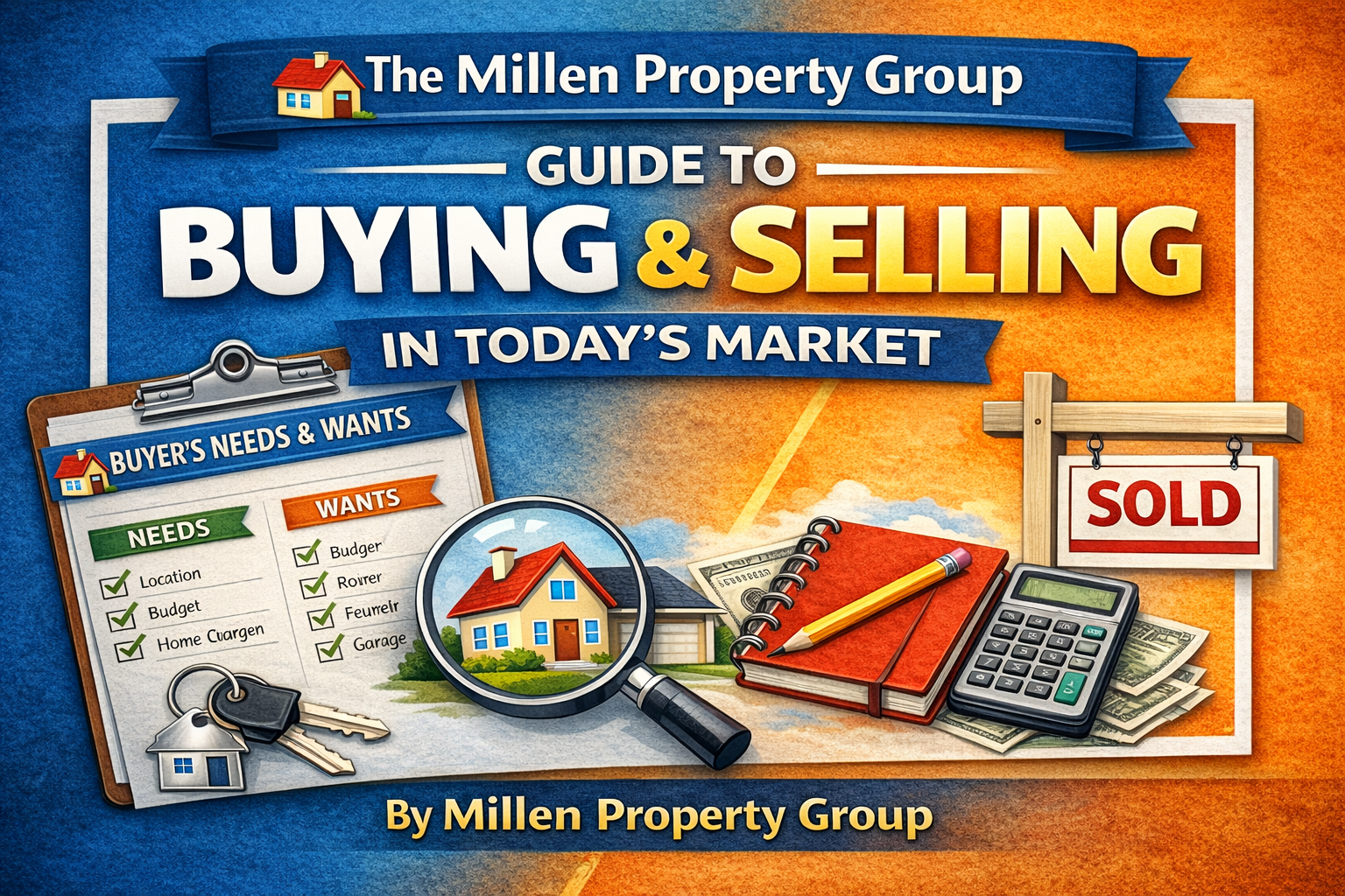 Southern Oregon real estate guide to buying and selling homes with checklist and sold sign