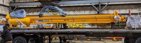 Orange Long Truck — Tigard, OR — Milwaukee Crane