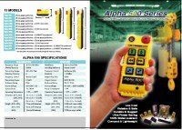 Alpha 500 Series Specifications — Tigard, OR — Milwaukee Crane