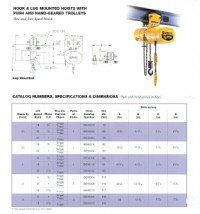 Budgit Electric Chain Hoist Specs — Tigard, OR — Milwaukee Crane