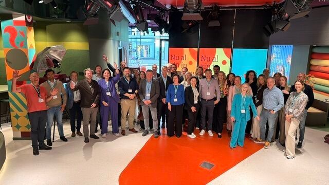 Spokespersons at ASN Bank flagshipstore in Utrecht , The Netherlands