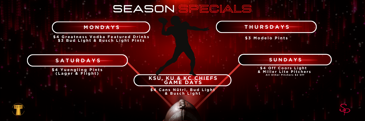 Football Season specials banner