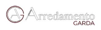 Logo per Tinazzi arredamenti con sfondo a griglia.