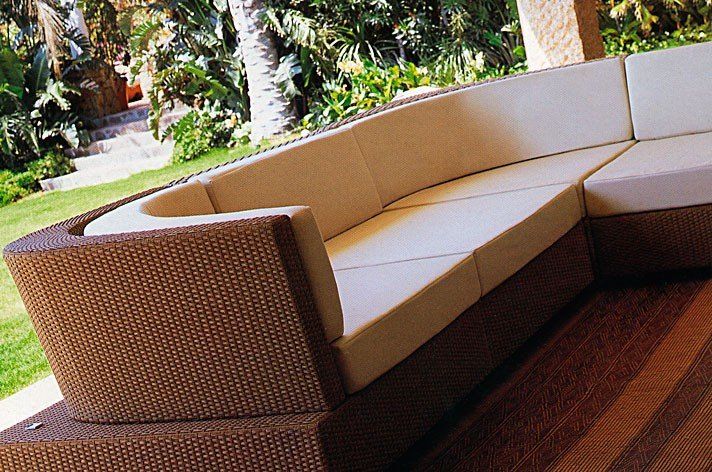 divano da esterni angolare