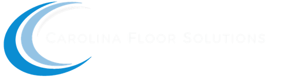 Carolina Floor Solutions The logo for carolina floor solutions is blue and white with a crescent moon and stars.