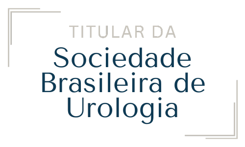 A logo for sociedade brasileira de urologia is shown on a white background.