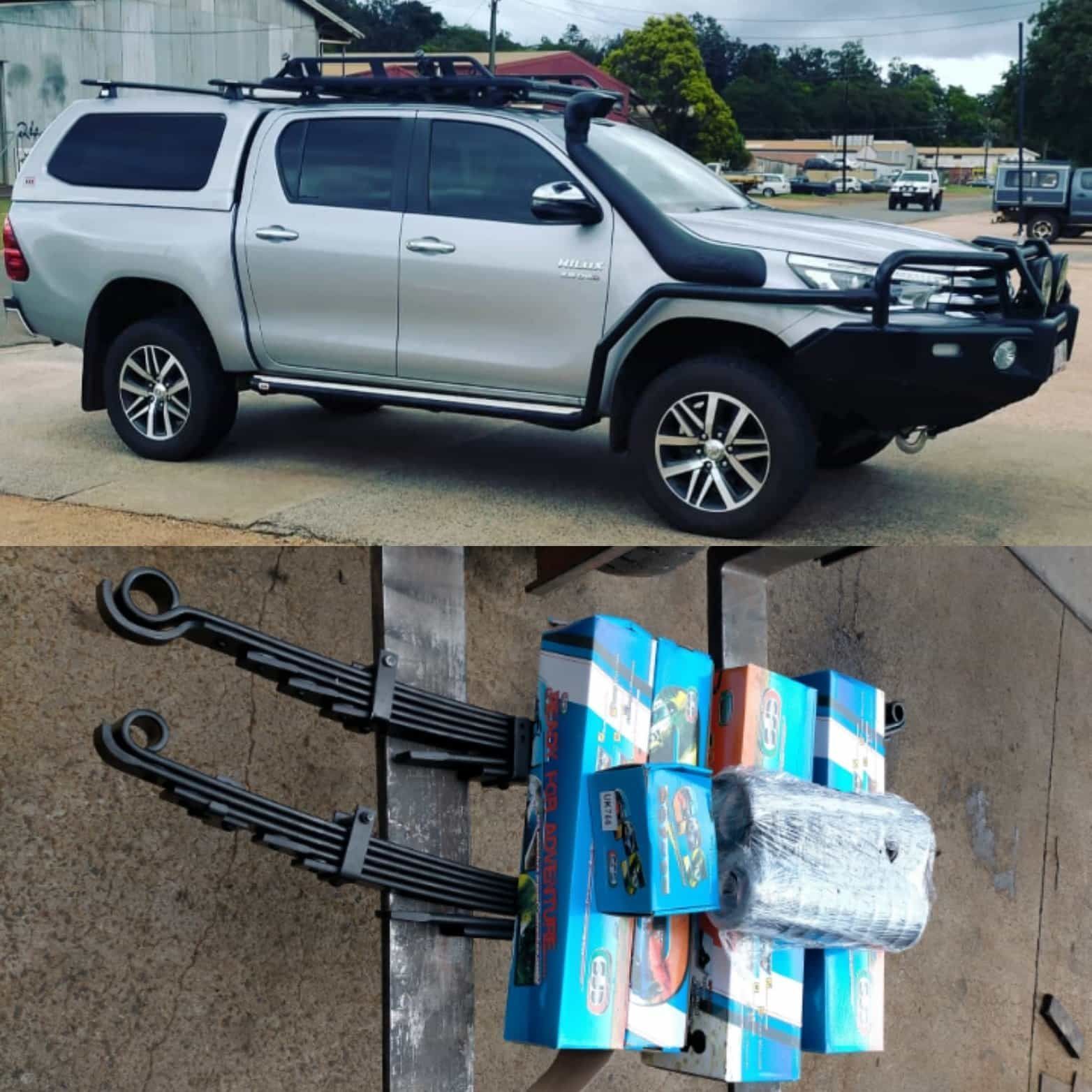 Silver Pickup Truck With Aftermarket Modifications — Boycey's Custom Engineering in Atherton, QLD