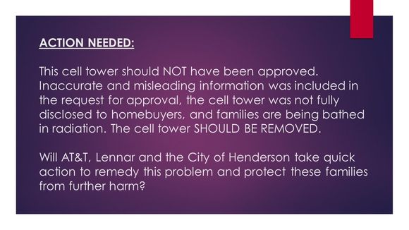 Henderson Cell Tower, AT&T, Lennar Rose Ridge in Henderson, Nevada