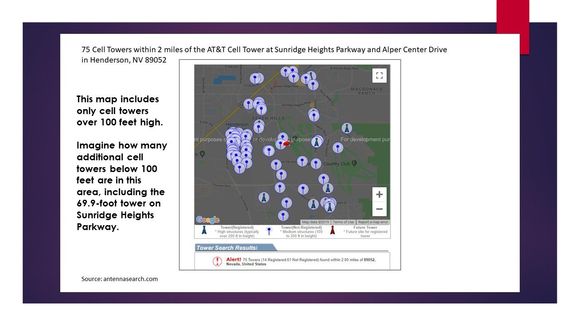 Henderson Cell Tower, AT&T, Lennar Rose Ridge in Henderson, Nevada