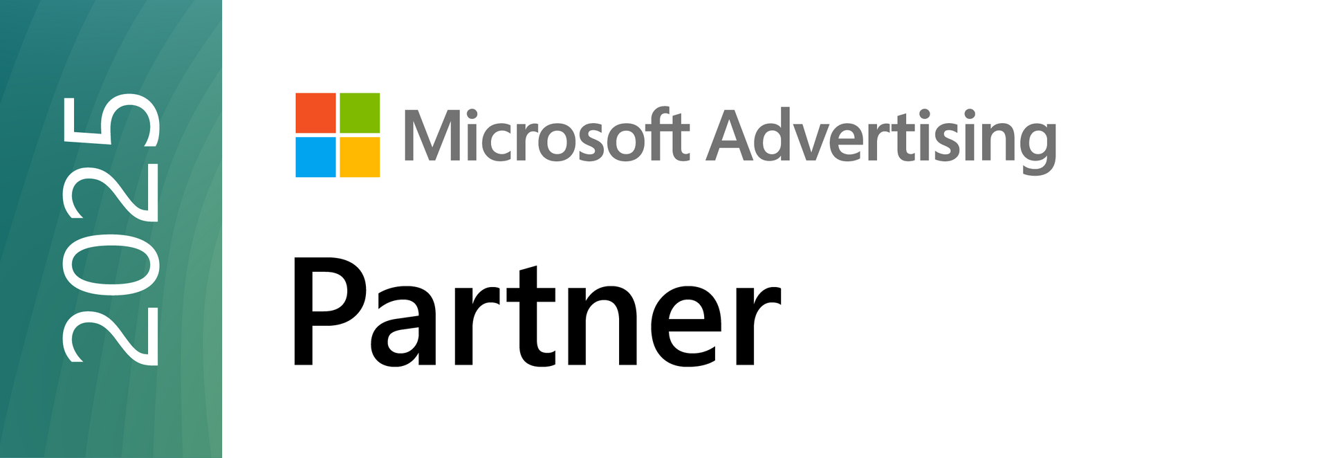 The logo for microsoft advertising is a microsoft advertising partner.