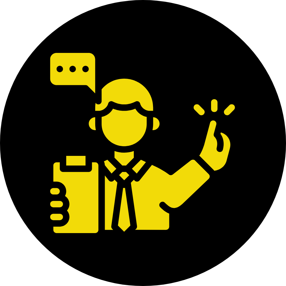 A yellow icon of a website with a picture of a mountain on it.