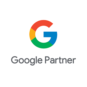 A google partner logo on a white background.