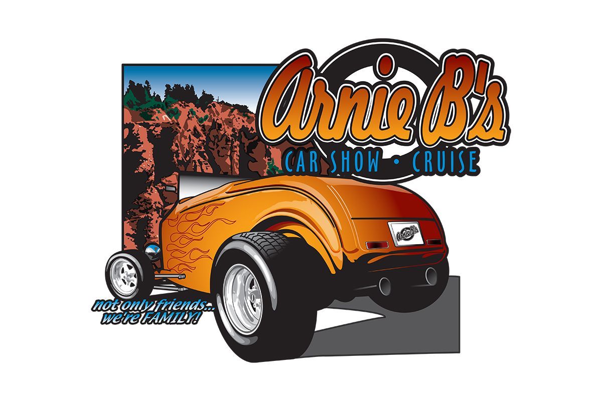 Arnies B's Car Show Cruise Illustration — Payson, UT — Ritch Designs