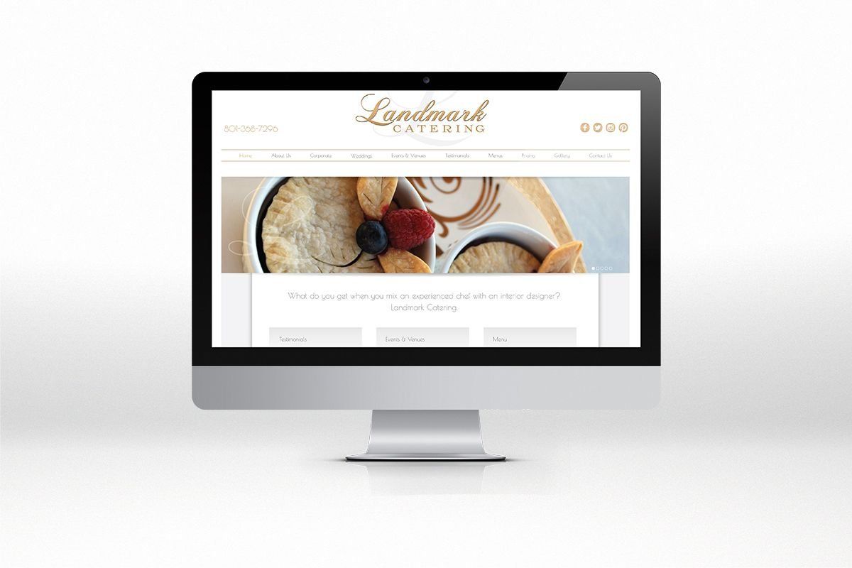 Landmark Catering Website — Payson, UT — Ritch Designs