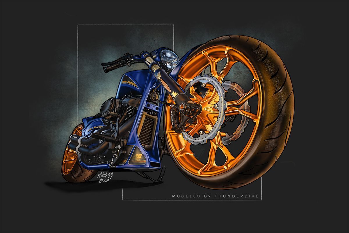 Motor Bike Art — Payson, UT — Ritch Designs