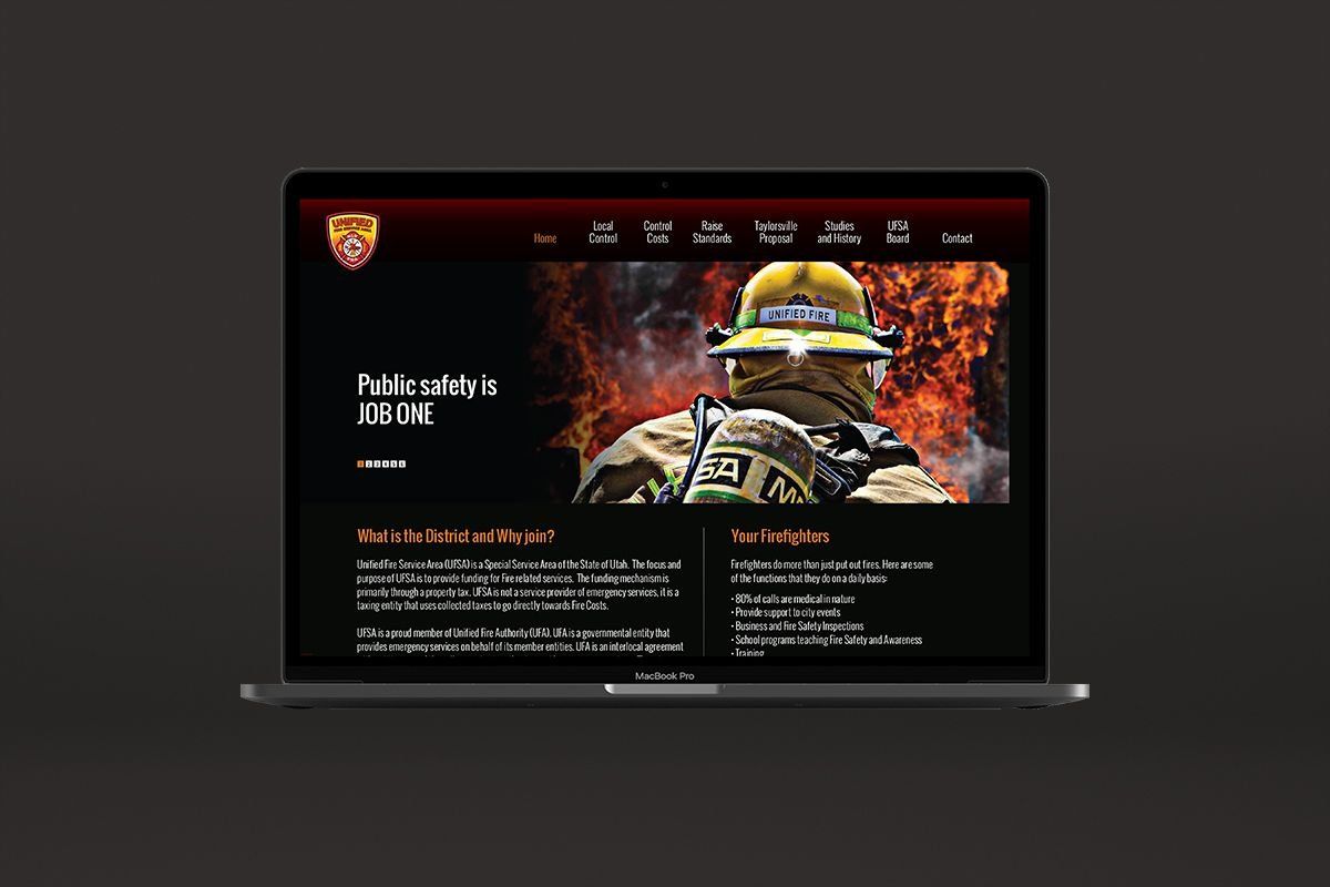 Firefighter Website Design — Payson, UT — Ritch Designs