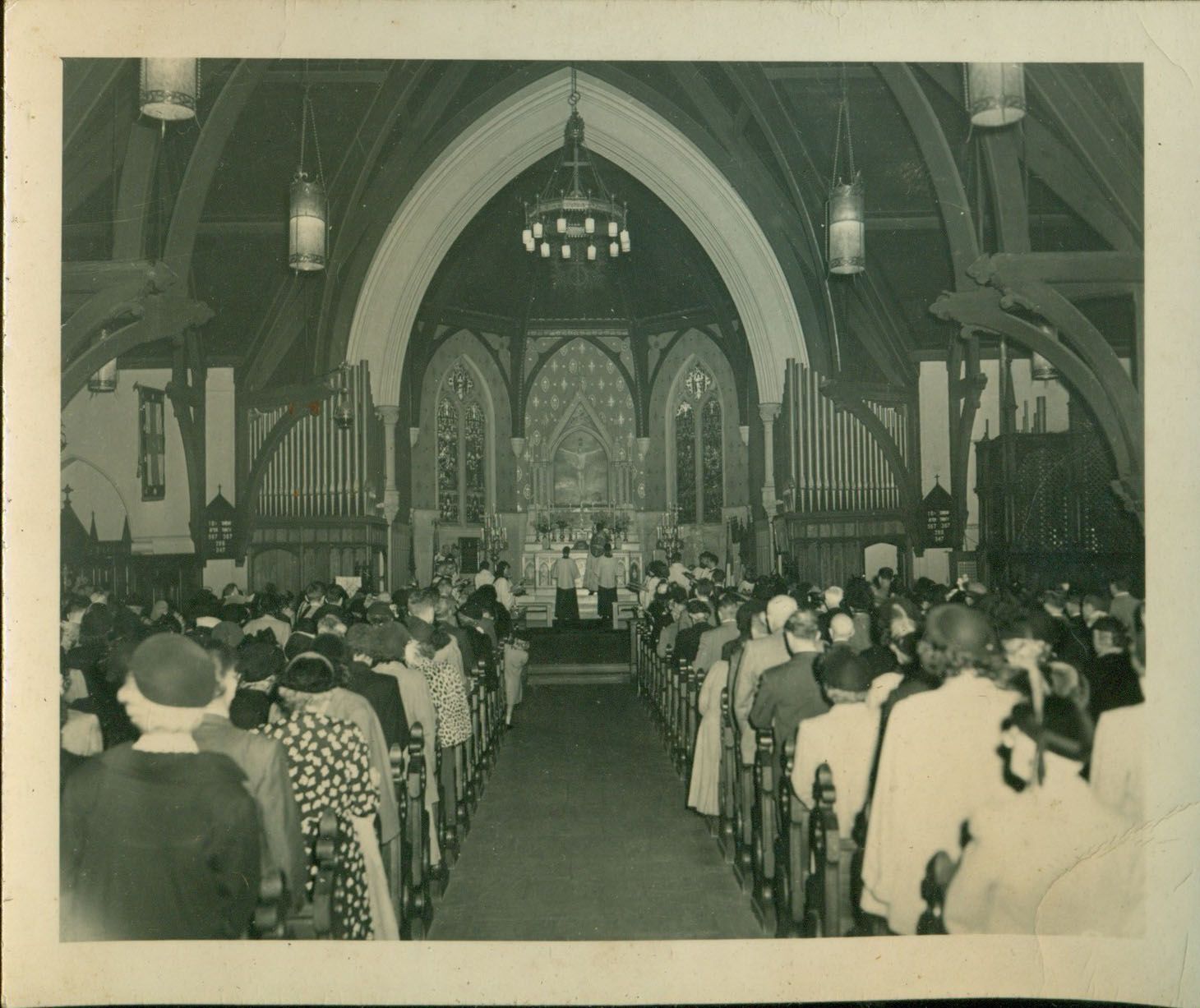 Photograph of the 125th Anniversary Service of St. Mary’s Church, Hamilton Village (1949)