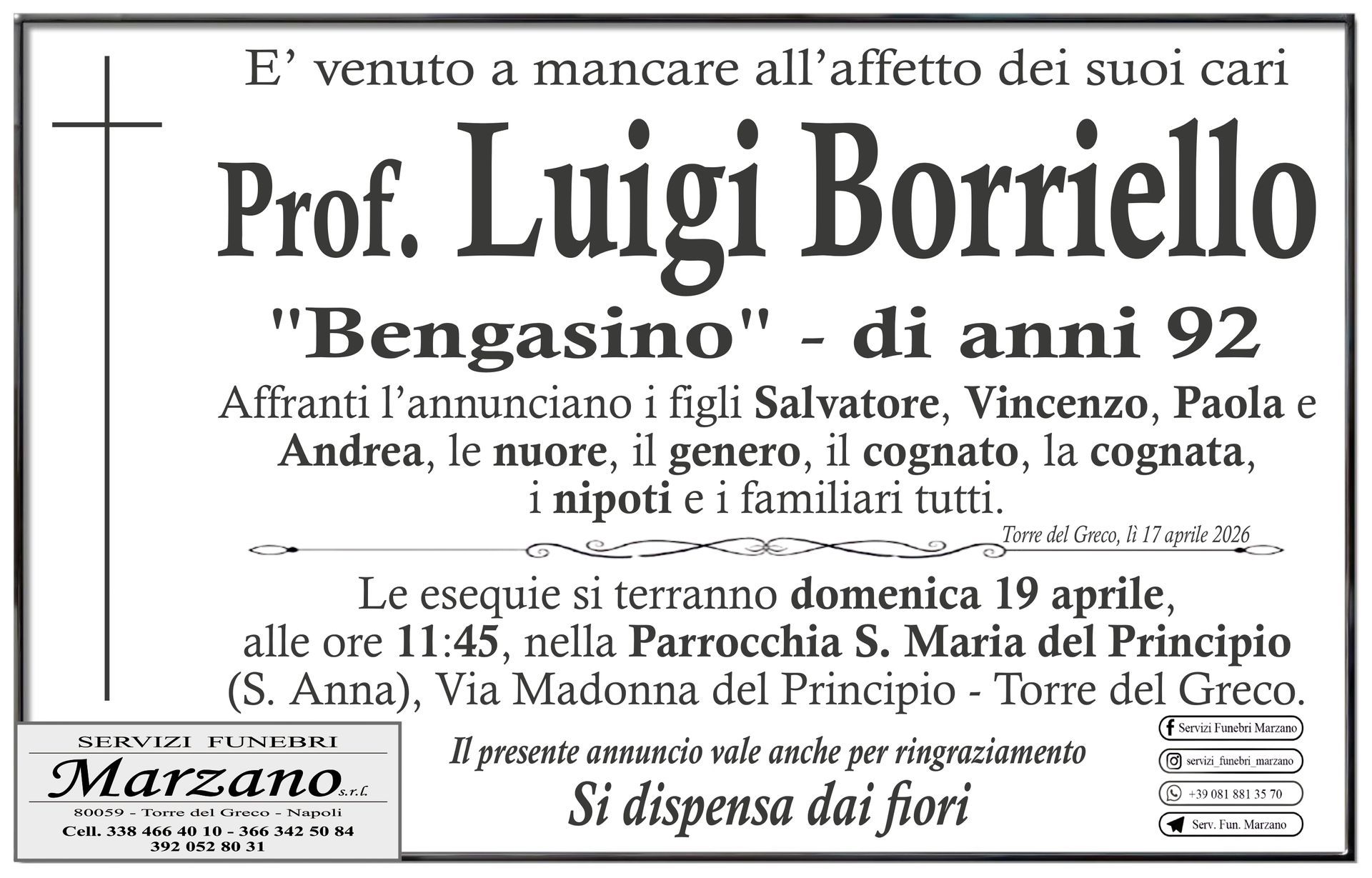Prof.Luigi Borriello