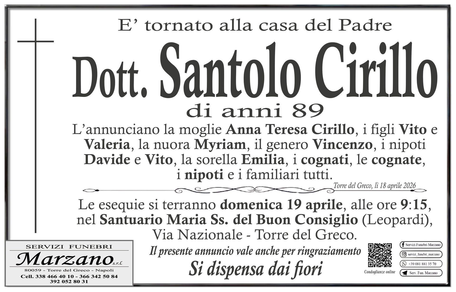 Dott. Santolo Cirillo