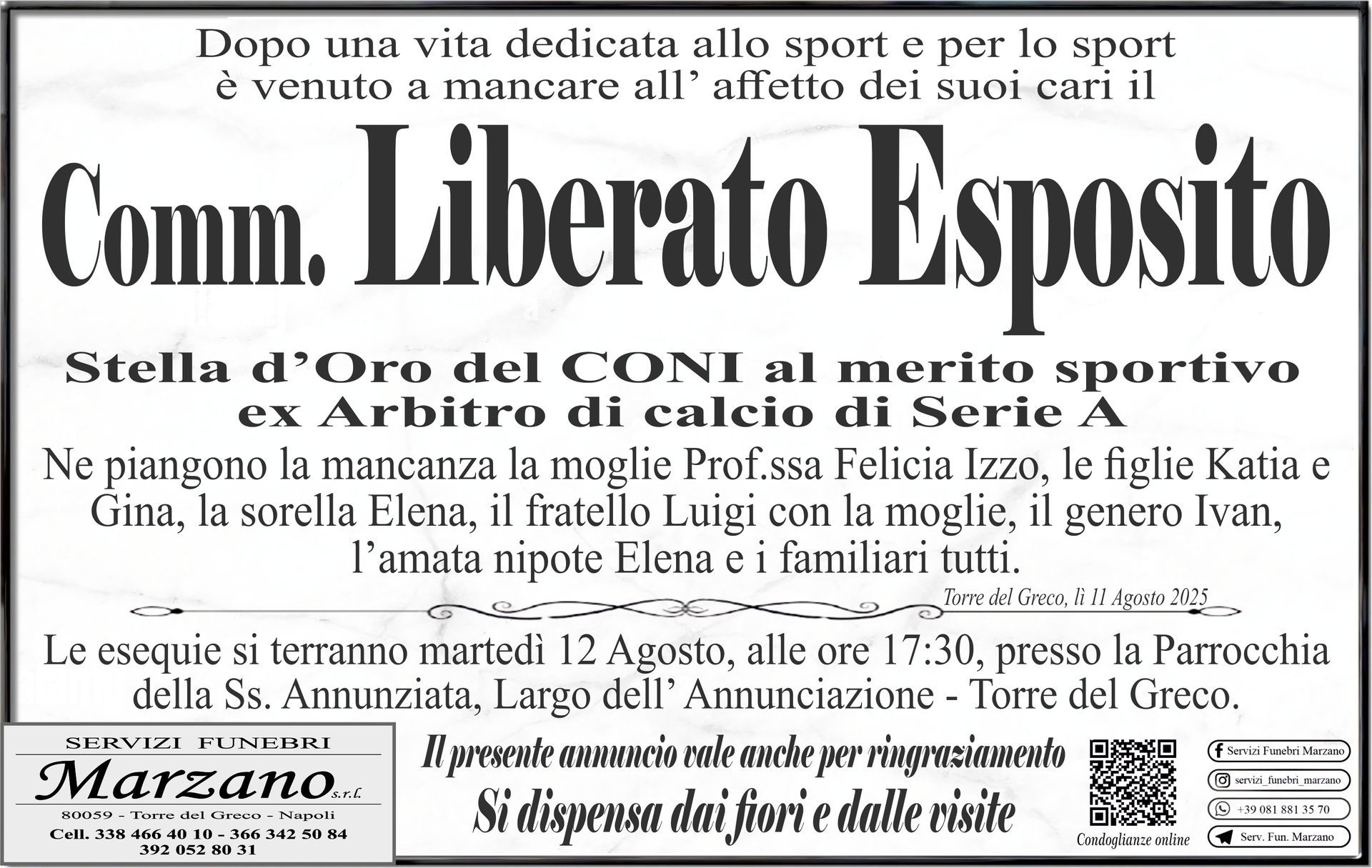Comm. Liberato Esposito