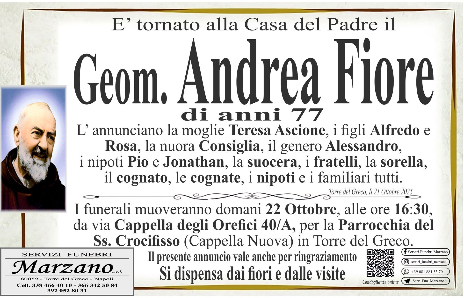 Geom. Andrea Fiore