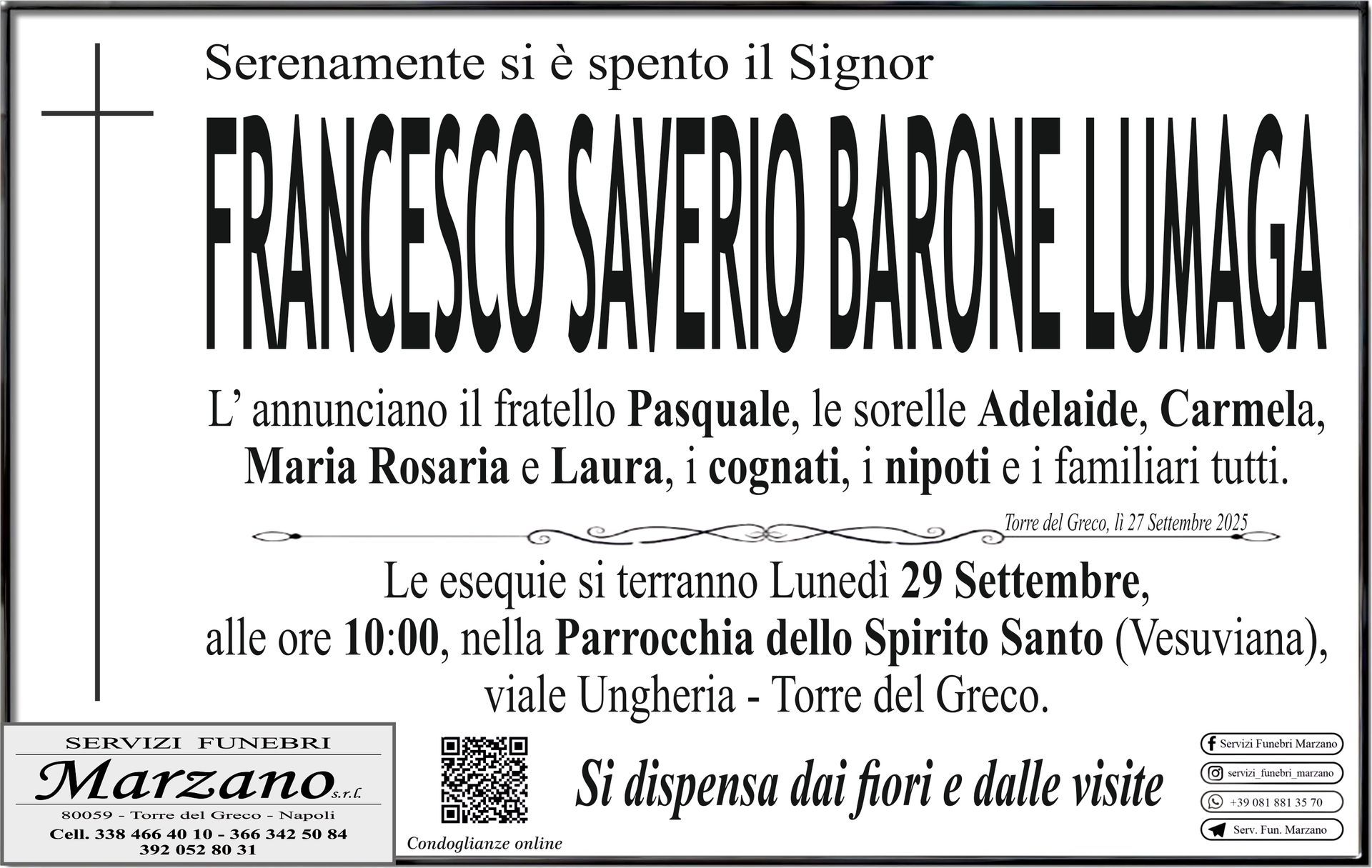 Francesco Saverio Barone Lumaga