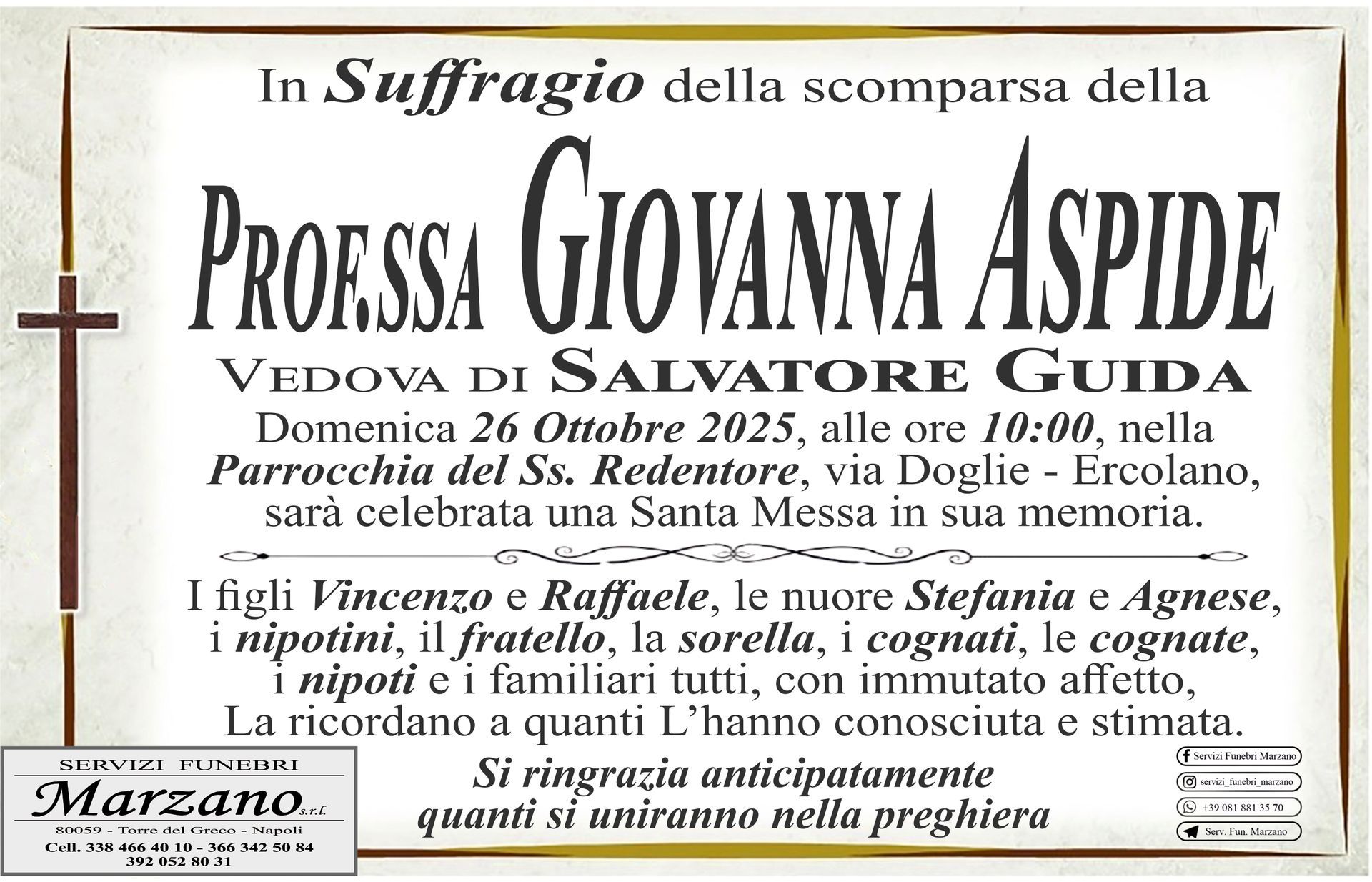 Prof.ssa Giovanna Aspide