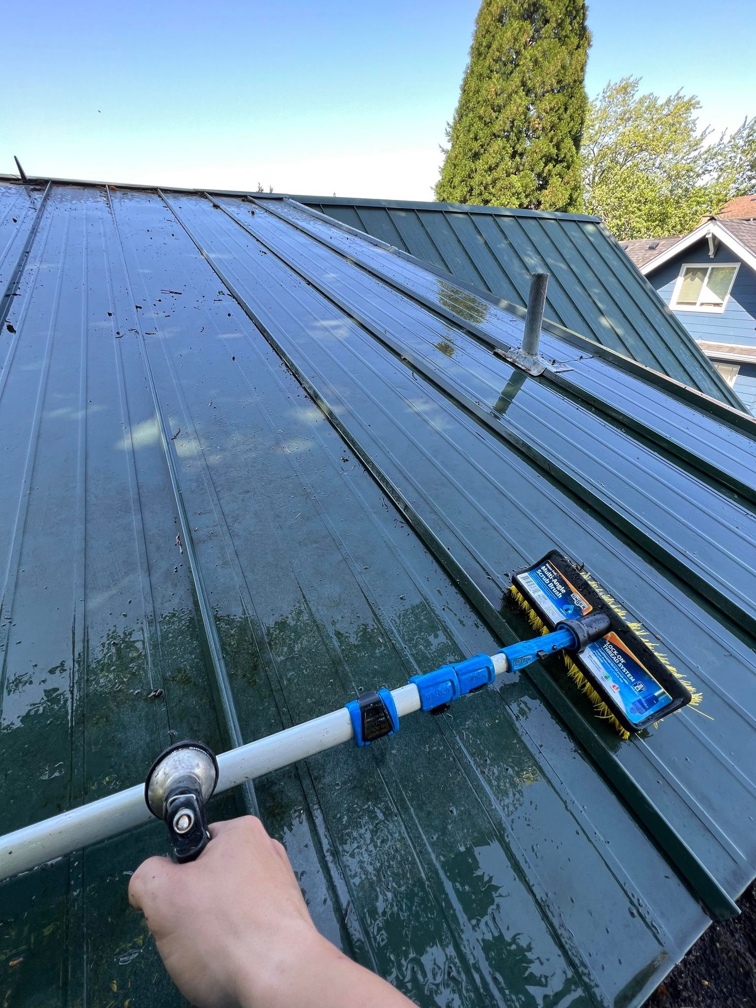 Metal Roof Cleaning