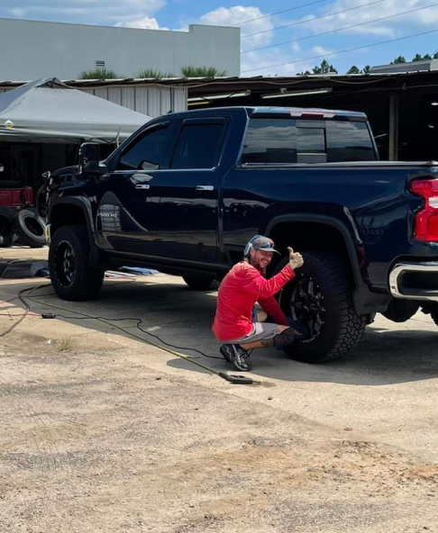 One of our customers with their black truck | Mohrs Automotive FL