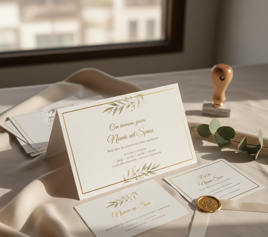 Corona d'alloro e segnalibro di laurea con nastro rosso, testo: 