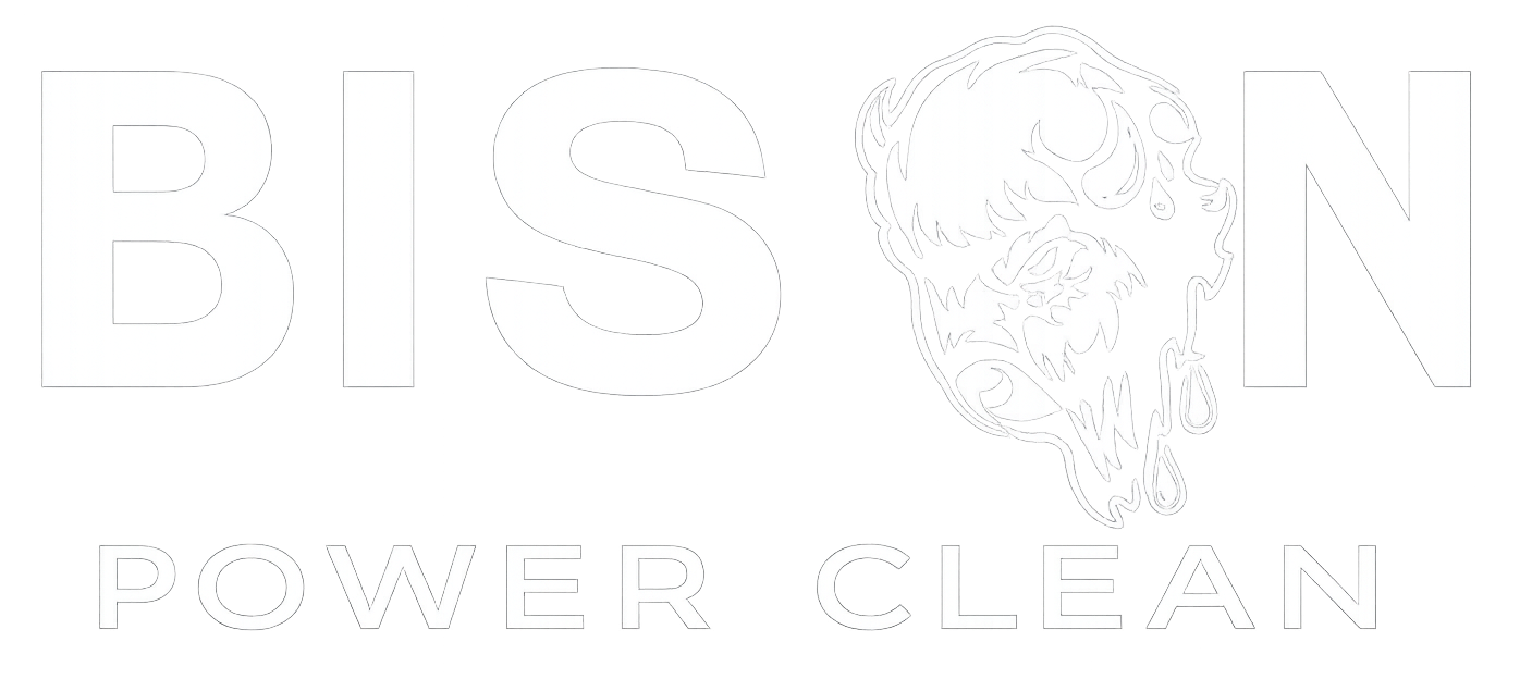 BISON POWER CLEAN LOGO