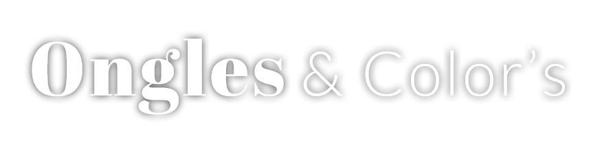 Le mot ongle est écrit en blanc sur fond blanc.