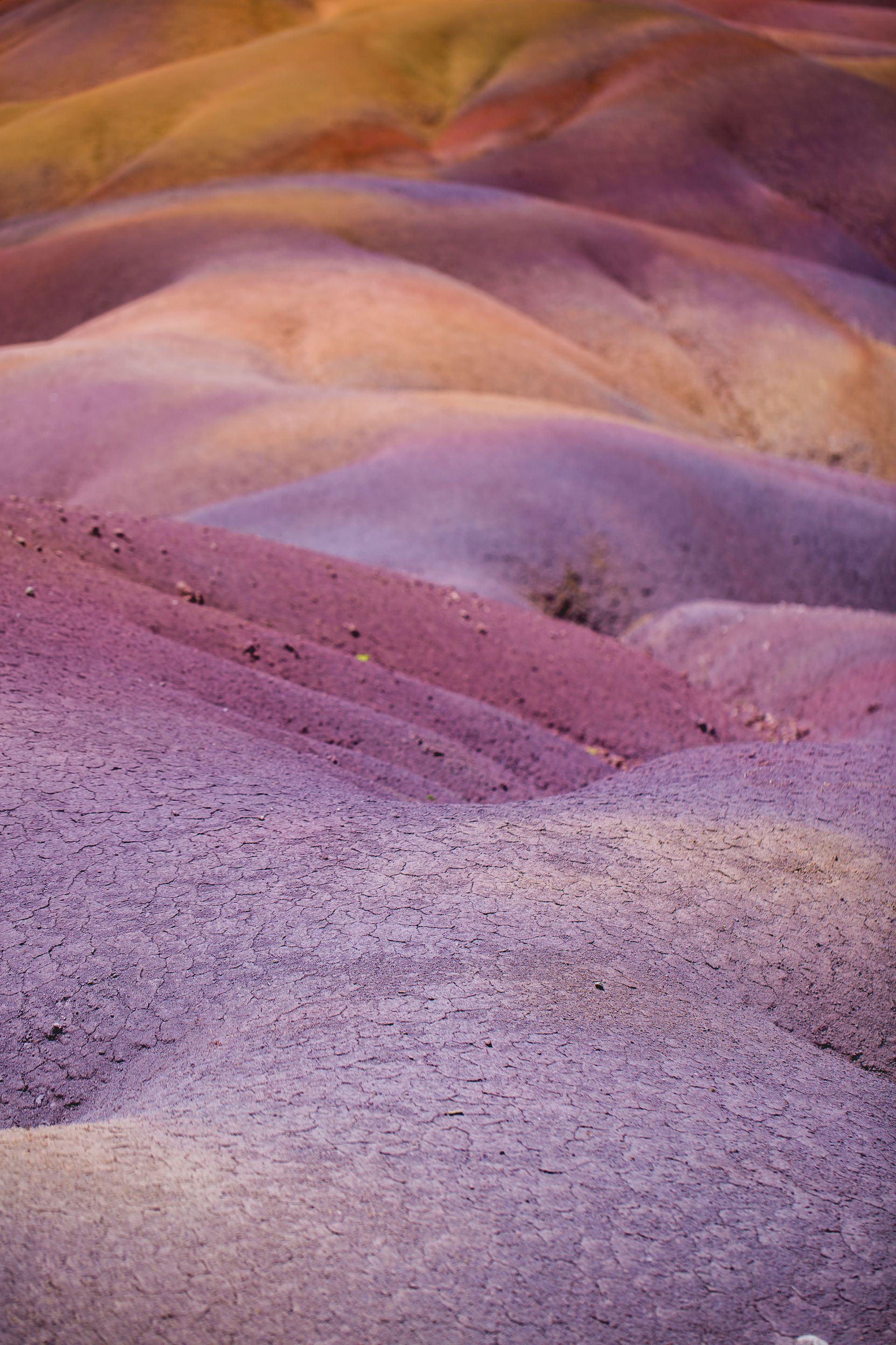 Scallop patterns on a mountain top