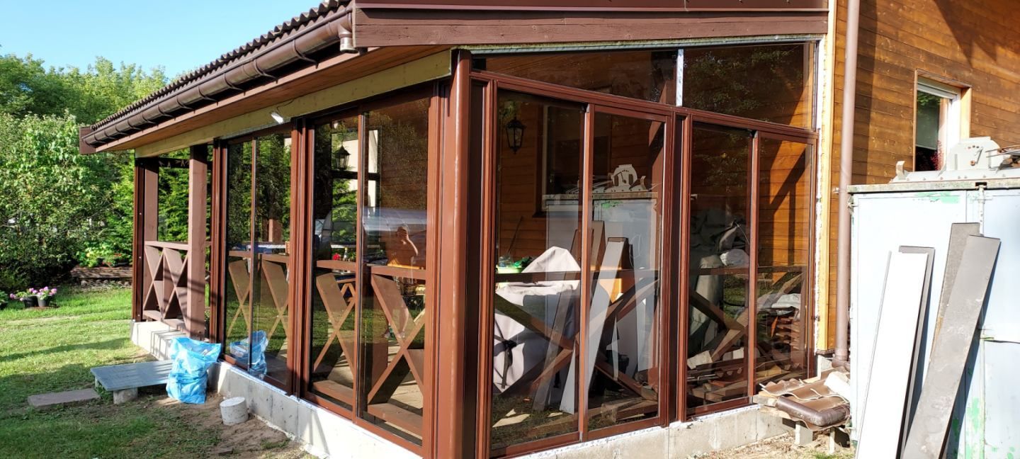 Balkonų, terasų stiklinimas