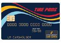 A bridgestone affiliated retailer credit card