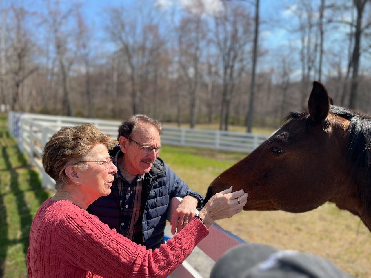 Wheelchair assisted student on horse