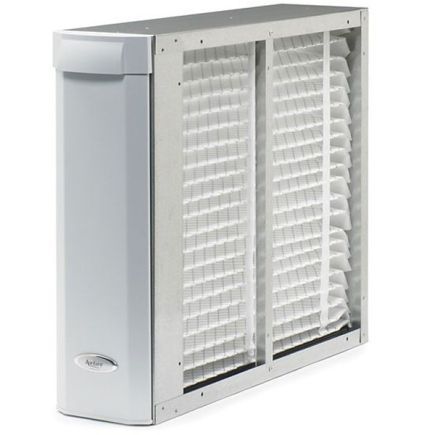 A puron advance air conditioner on a white background